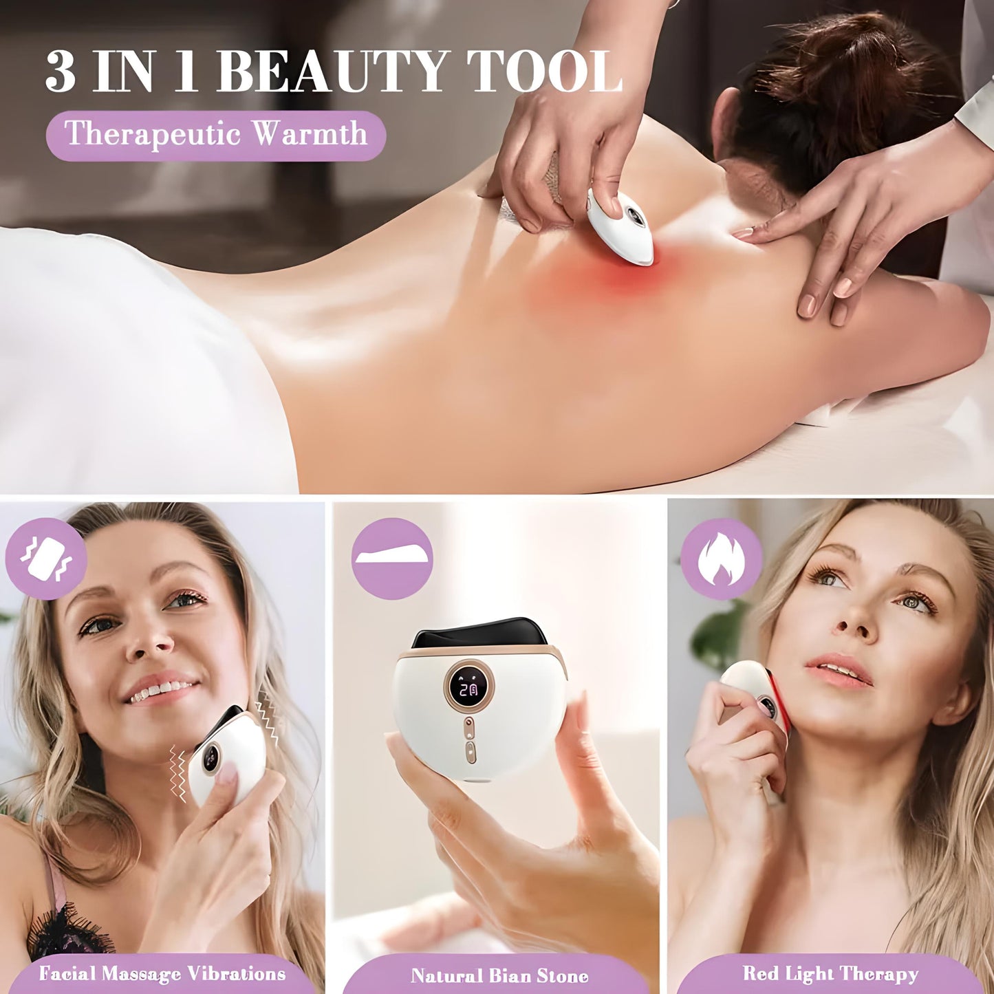 BIANSTONE GUA SHA White